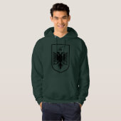 Wapen van Albanië Hoodie (Voorkant volledig)