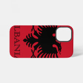 wapen van albanië iPhone hoesje (Achterkant horizontaal)