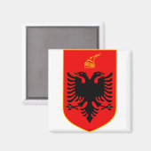 Wapen van Albanië Magneet (Voorkant / Achterkant)