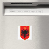 Wapen van Albanië Magneet (Insitu (Vaatwasser))