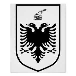 Wapen van Albanië Perfect Poster