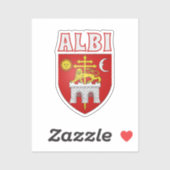 Wapen van Albi, Frankrijk Sticker (Vel)