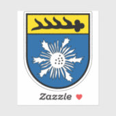 Wapen van Albstadt, Duitsland Sticker (Vel)