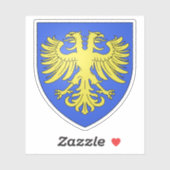 Wapen van Alençon, Orne, Normandië Sticker (Vel)