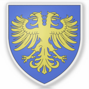 Wapen van Alençon, Orne, Normandië Sticker