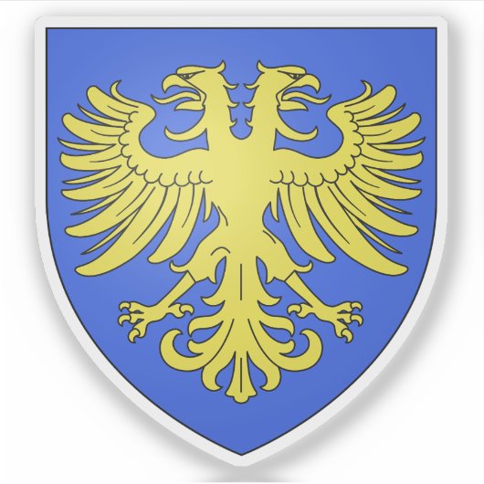 Wapen van Alençon, Orne, Normandië Sticker (Voorkant)