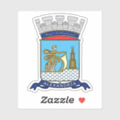 Wapen van Alexandrië, Egypte Sticker (Vel)