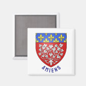 Wapen van Amiens, Frankrijk Magneet (Voorkant / Achterkant)
