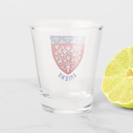 Wapen van Amiens, Frankrijk Shot Glas (Achterkant)