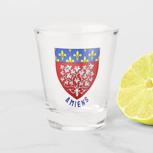 Wapen van Amiens, Frankrijk Shot Glas (Voorkant)
