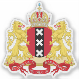 Wapen van Amsterdam, Nederland Sticker