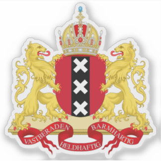 Wapen van Amsterdam, Nederland Sticker