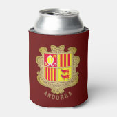 Wapen van Andorra Blikjeskoeler (Blikje Voorkant)