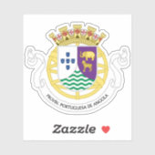 Wapen van Angola (1951-1975) Sticker (Vel)