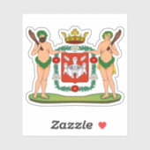 Wapen van Antwerpen, België Sticker (Vel)