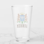 Wapen van Arnhem, Nederland Glas (Achterkant)