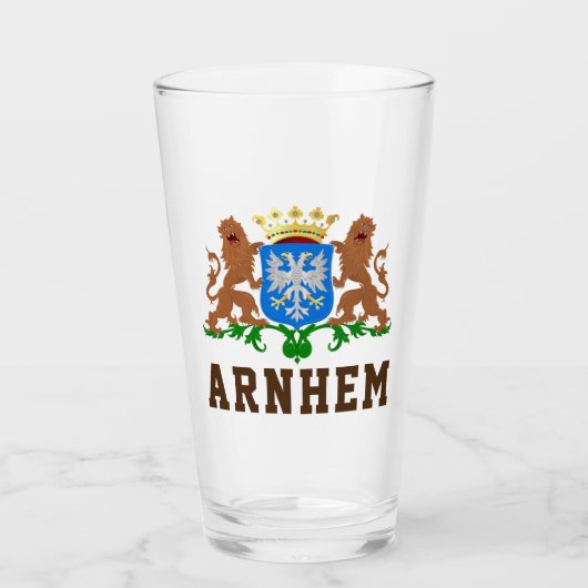 Wapen van Arnhem, Nederland Glas (Voorkant)