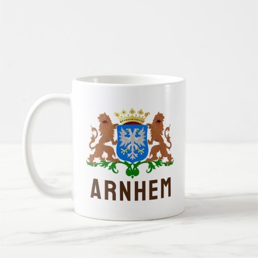 Wapen van Arnhem, Nederland Koffiemok (Links)