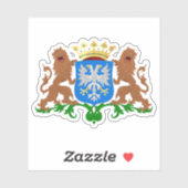 Wapen van Arnhem, Nederland Sticker (Vel)