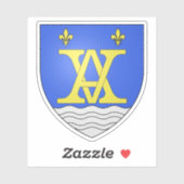 Wapen van Aubagne, Bouches-du-Rhône Sticker (Vel)