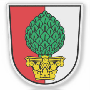 Wapen van Augsburg, Duitsland Sticker