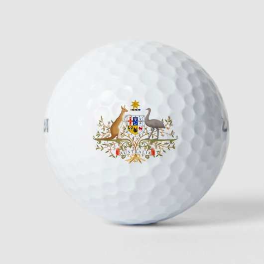 Wapen van Australië Golfballen (Voorkant)