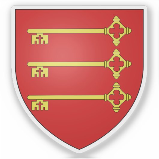 Wapen van Avignon, Vaucluse Sticker (Voorkant)
