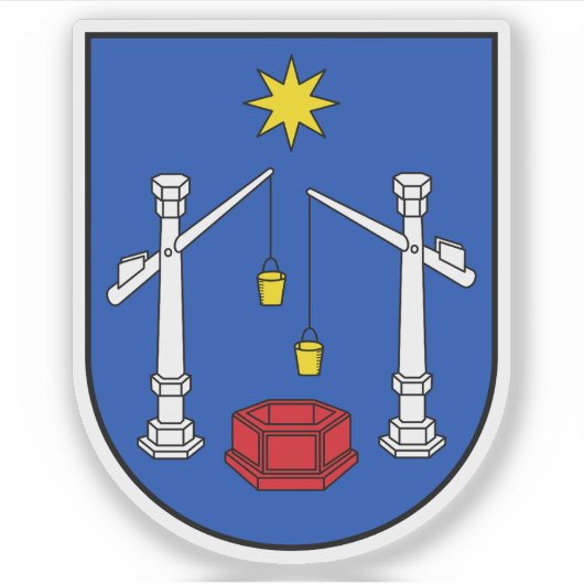 Wapen van Bad Salzuflen, Duitsland Sticker (Voorkant)