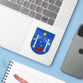 Wapen van Bad Salzuflen, Duitsland Sticker (Laptop met iPhone)