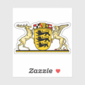 Wapen van Baden-Württemberg, Duitsland Sticker (Vel)