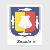 Wapen van Baja California Sur staat, Mexico Sticker (Vel)