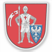 Wapen van Bamberg, Duitsland Sticker (Voorkant)