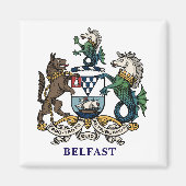 Wapen van Belfast Magneet (Voorkant)