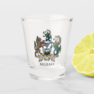 Wapen van Belfast Shot Glas
