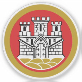 Wapen van Bergen, Noorwegen Sticker