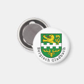 Wapen van Bergisch Gladbach, Duitsland Magneet (Voorkant / Achterkant)