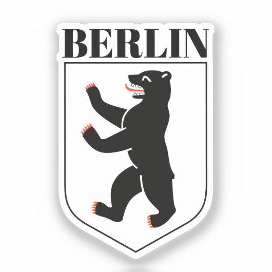 Wapen van Berlijn Sticker (Voorkant)