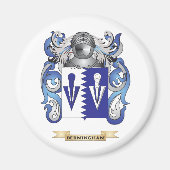 Wapen van Bermingham (Family Crest) Magneet (Voorkant)