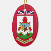 Wapen van Bermuda Keramisch Ornament (Links)