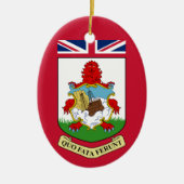 Wapen van Bermuda Keramisch Ornament (Voorkant)