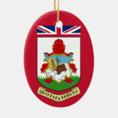 Wapen van Bermuda Keramisch Ornament (Achterkant)