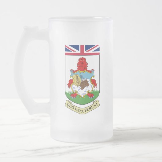 Wapen van Bermuda Matglas Bierpul (Links)