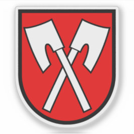 Wapen van Biel/Bienne, Zwitserland Sticker