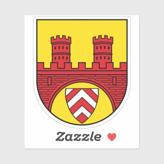 Wapen van Bielefeld, Duitsland Sticker (Vel)