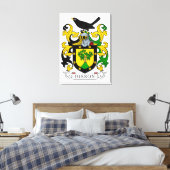 Wapen van Bisson Canvas Afdruk (Insitu (Slaapkamer))