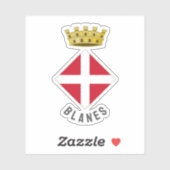 Wapen van Blanes, Catalonië Sticker (Vel)
