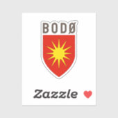 Wapen van Bodø - NOORWEGEN Sticker (Vel)