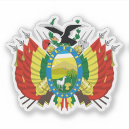 Wapen van Bolivia Sticker