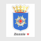 Wapen van Bonaire, Nederlands Caribisch eiland Sticker (Vel)