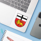 Wapen van Bonn, Duitsland Sticker (Laptop met iPhone)